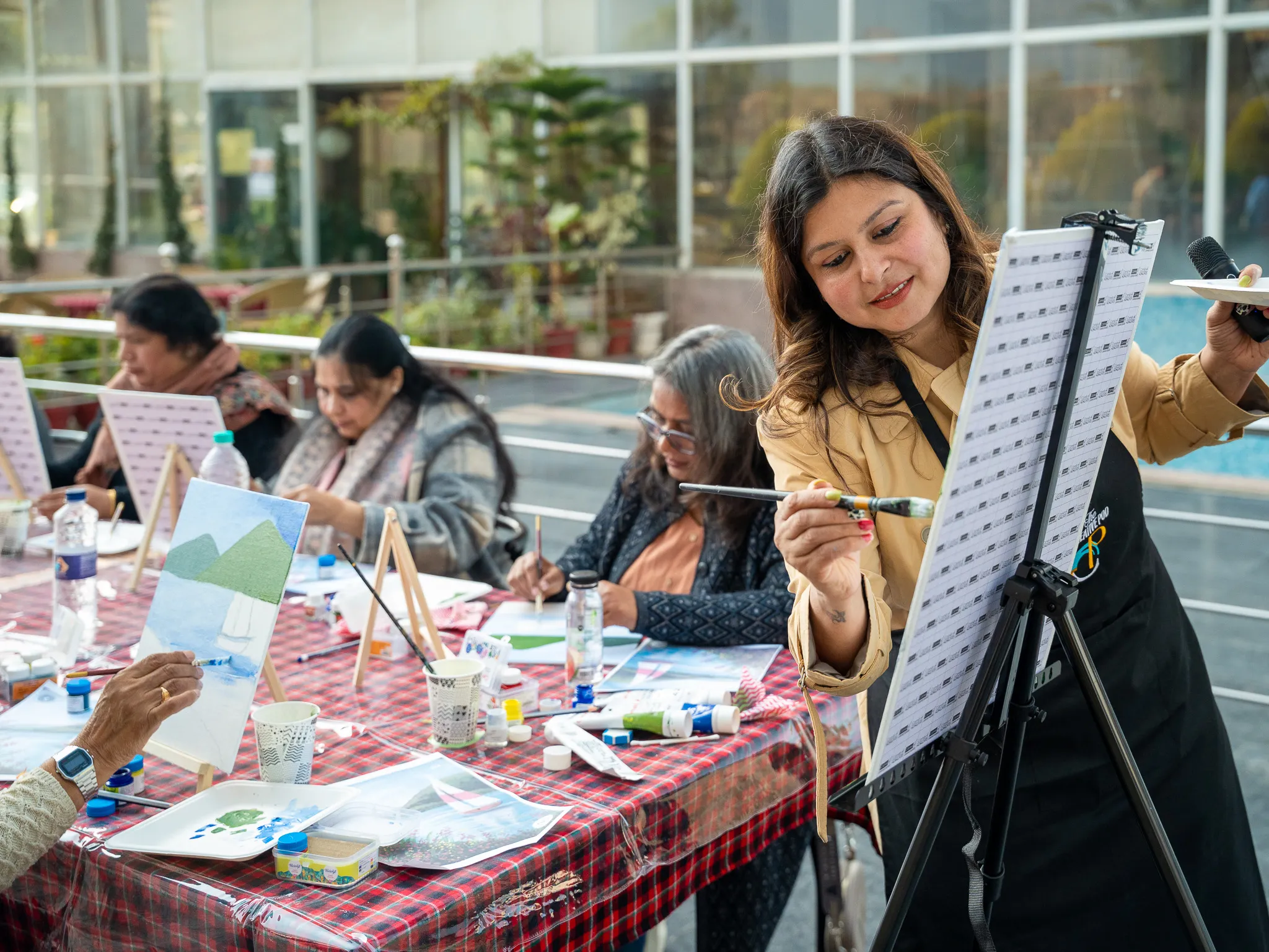 Art Beyond Age workshop in session